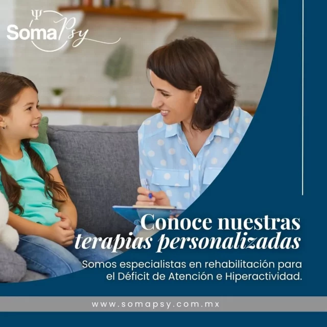 🚀💡 Descubre cómo esta terapia en #SomaPsy ayuda a mejorar la atención, controlar la impulsividad y cultivar habilidades para el éxito académico y personal. 

#TDAH #Rehabilitación