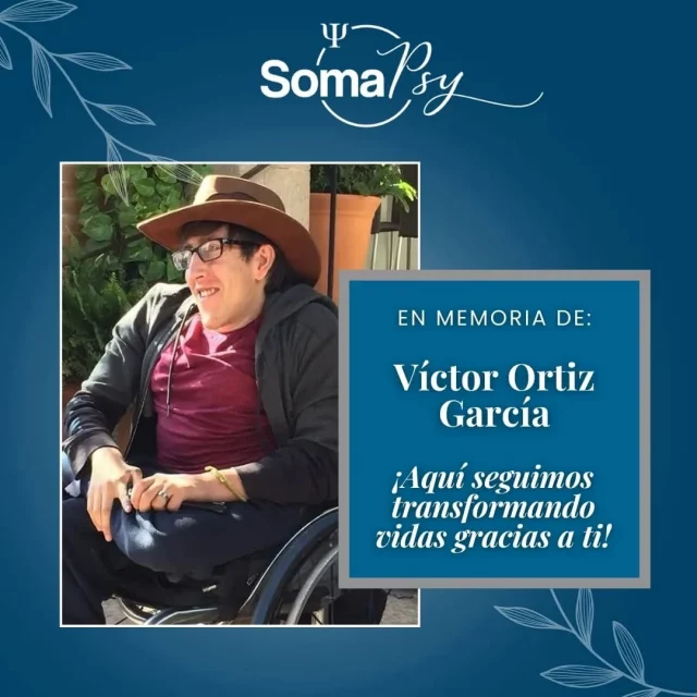 ¡Siempre en nuestros corazones!

😇 💙 Víctor dedicó su vida personal y profesional a ayudar a las personas tanto física como emocionalmente, comenzó siendo parte de #SomaPsy con ese objetivo.