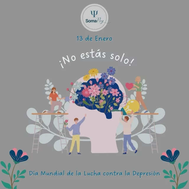Nunca es tarde para pedir ayuda. En SomaPsy no te dejamos sol@ ❤️‍🩹

#somapsy #clinicadepsicologia #díamundialdelaluchacontraladepresión #depresión #ansiedad #saludmental #saludmentalyemocional #saludmentalyfisica #mentalhealthawareness #mentalhealthmatters #saludmentalparatodos #psicologosmexico #neuropsicologia #neuropsicologosmexico #trastornosmentales #trastornosdelneurodesarrollo #luchacontraladepresión